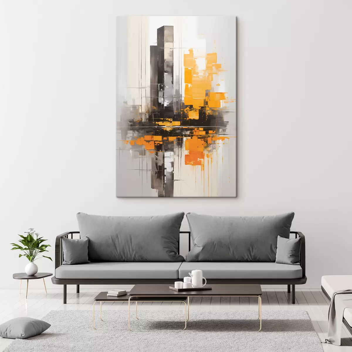 Obraz Abstrakce s mrakodrapy Č. s45162