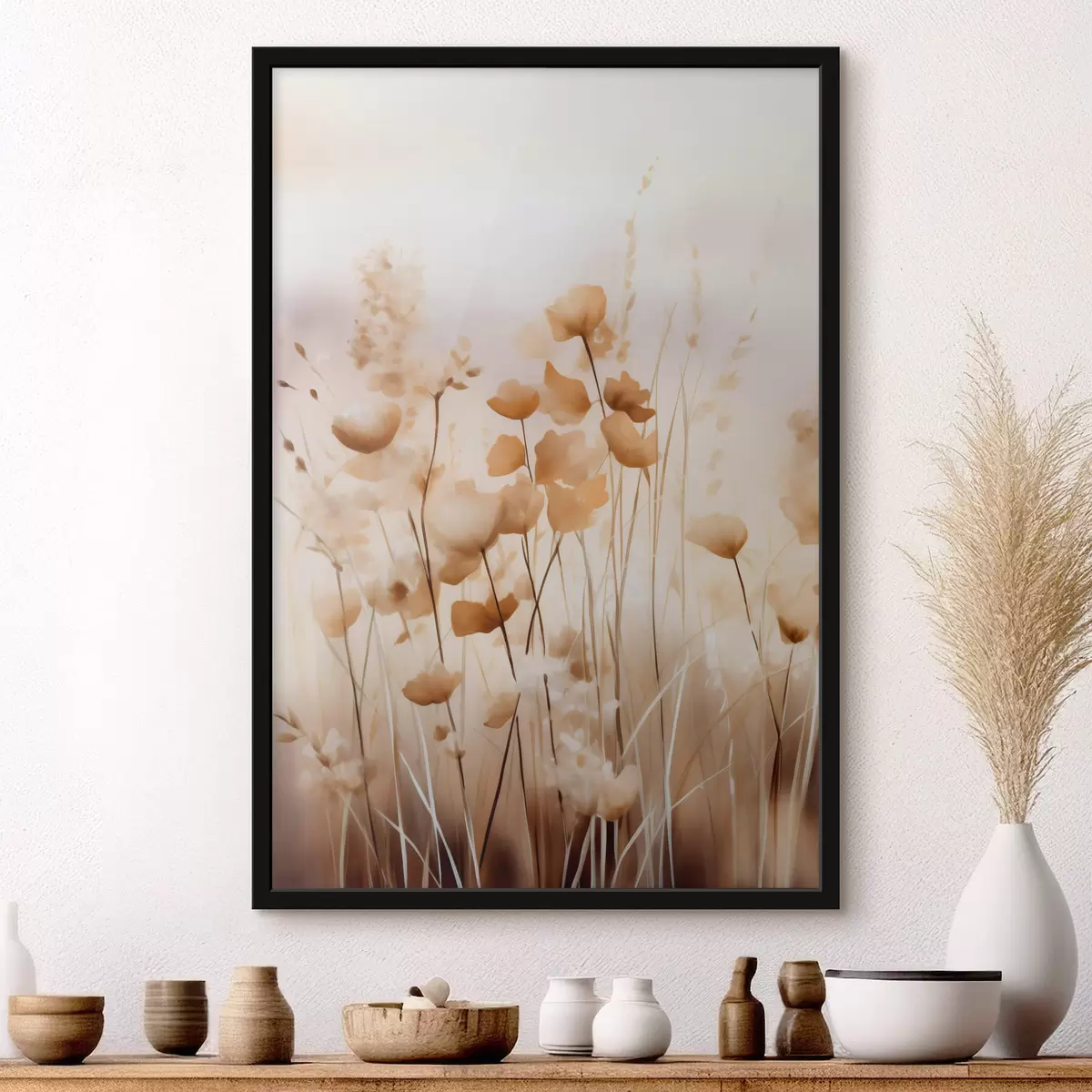 Poster Abstraktní květy f44413