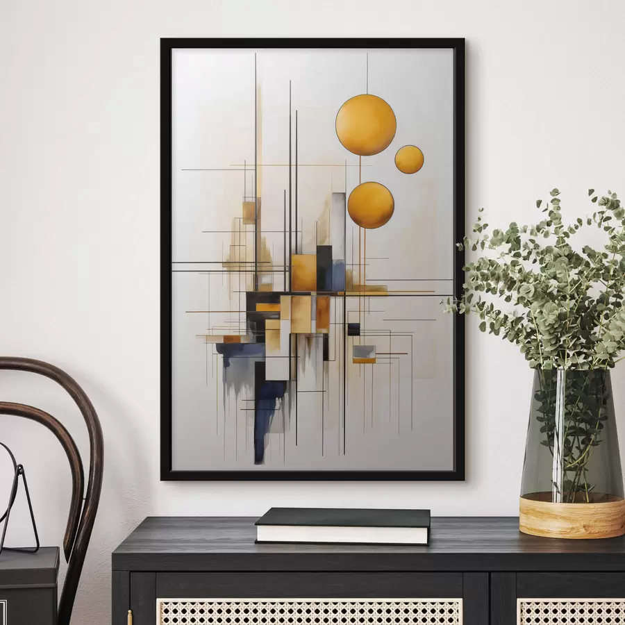 Obraz Geometrické abstrakce Č. f45159