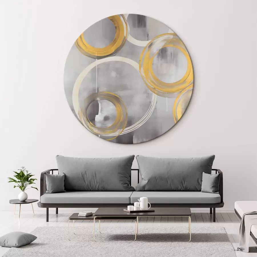 Obraz Abstrakce s kruhy Č. r45132