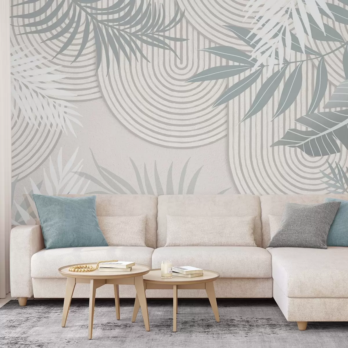 Fototapet Abstrakce s větvemi rostlin w04295