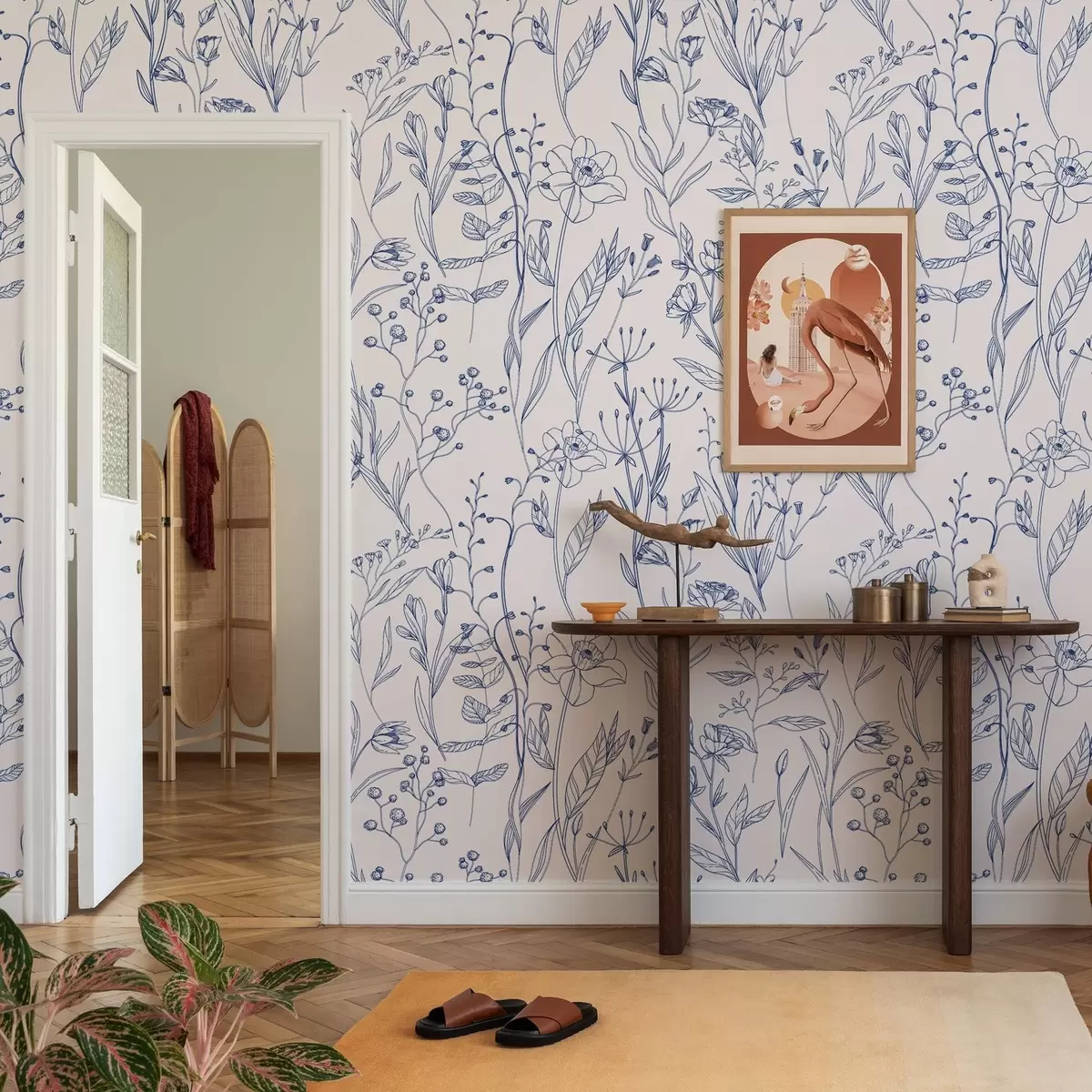 Tapety Minimalistické divoké květiny