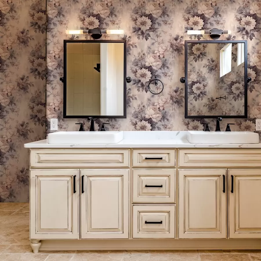 Fototapet Vintage akvarelové květiny