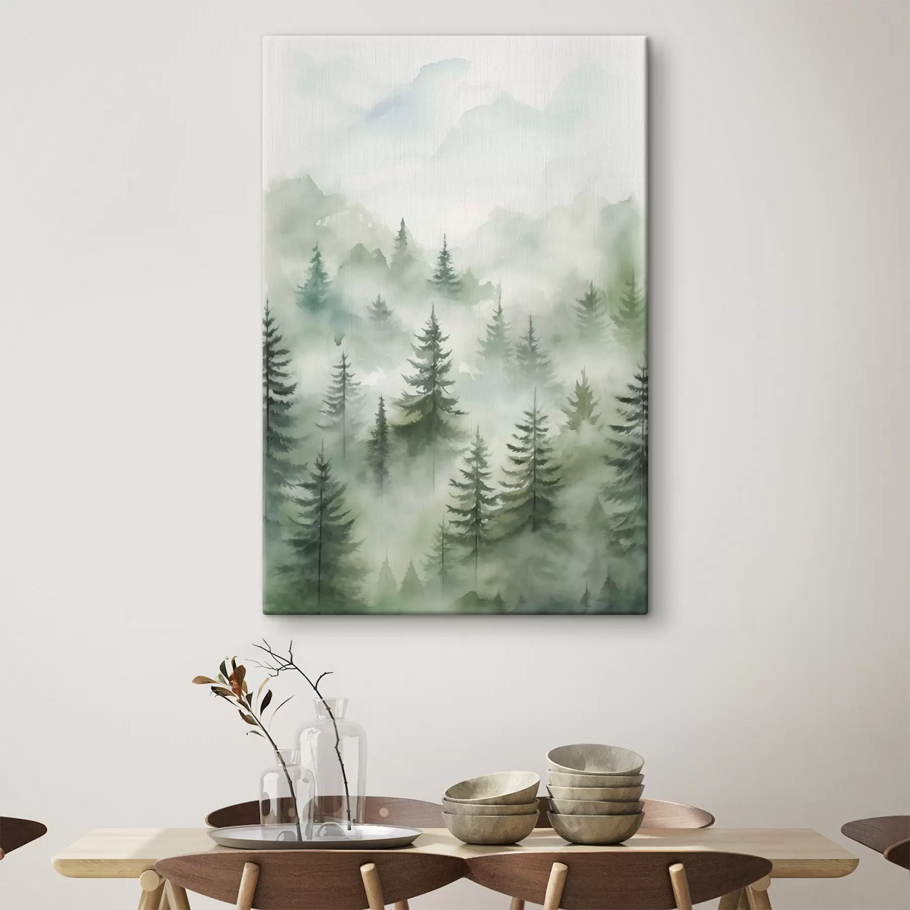Obraz Les v mlze Č. s45207