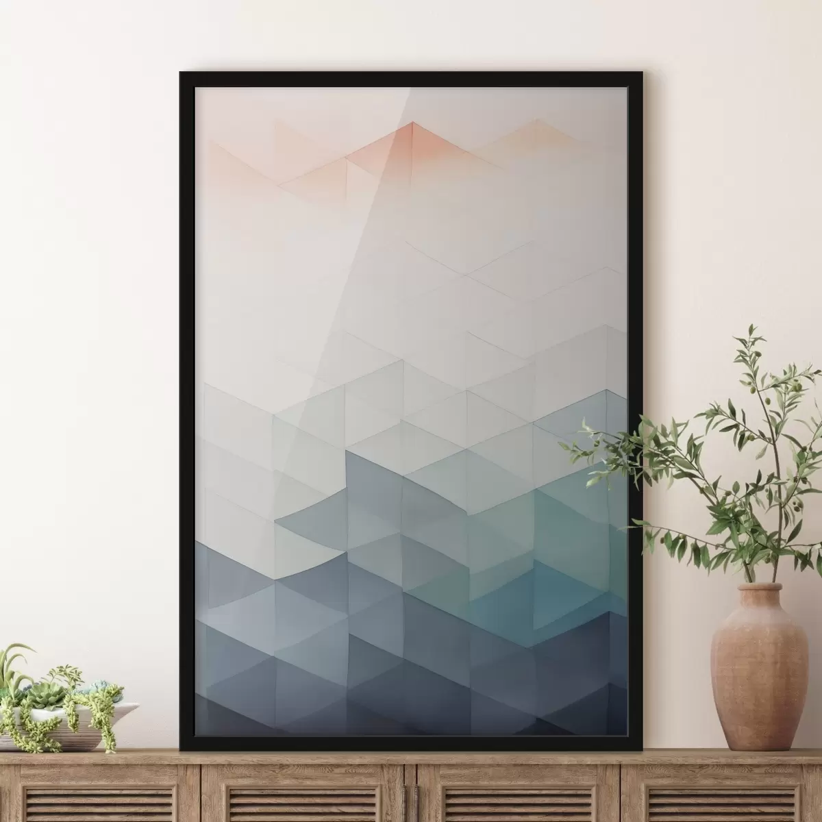 Poster Moderní geometrická abstrakce f45214