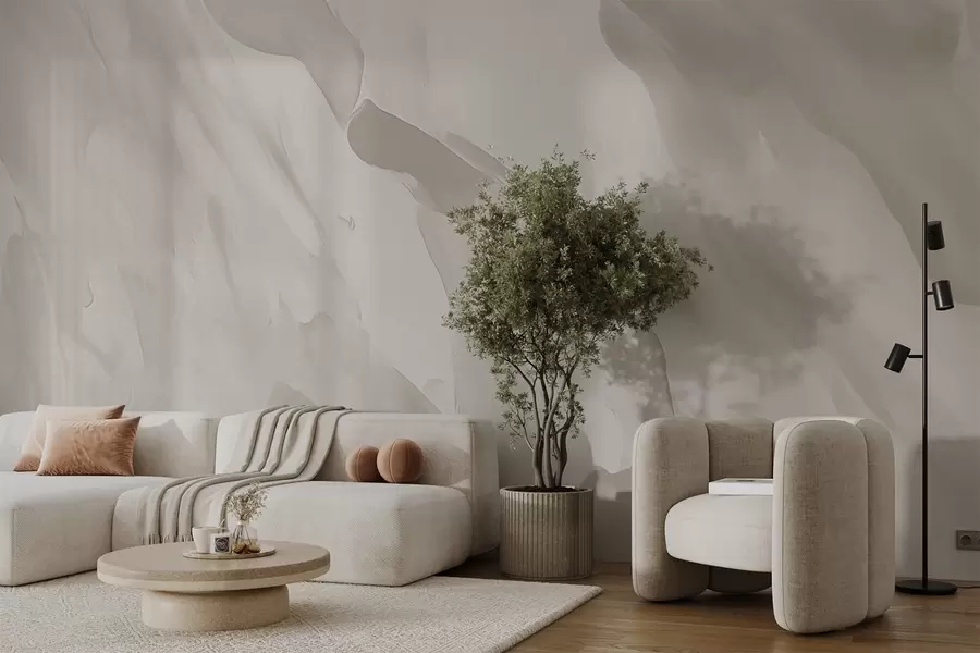 Fototapet Tahy štětcem na abstraktním pozadí s imitací opotřebované textury w04287