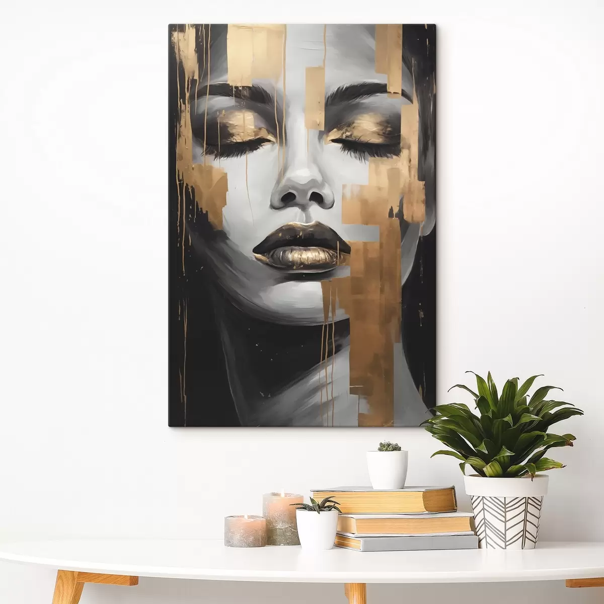 Obraz Grafický obličej Č. s45226