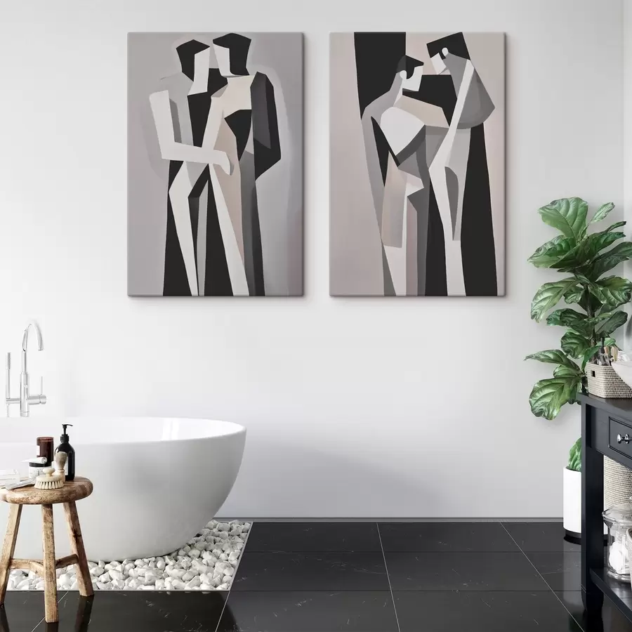 Obraz Abstraktní geometrické páry Č. m00517