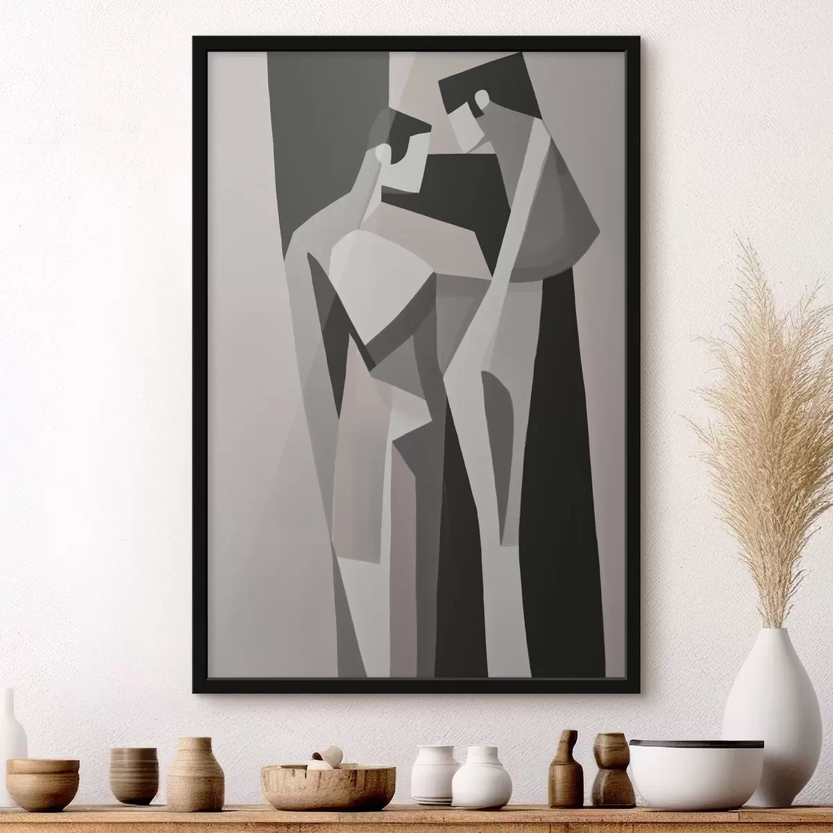 Poster Geometrické složení páru f45156