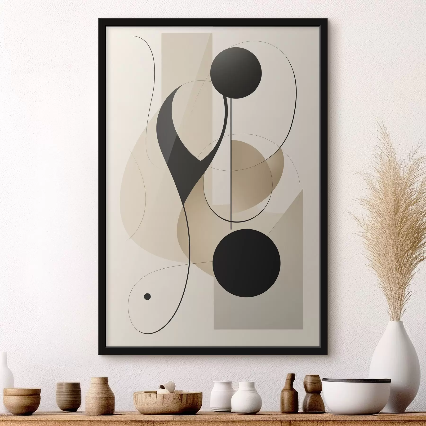 Fototapet Abstraktní křivky a tvary f45197