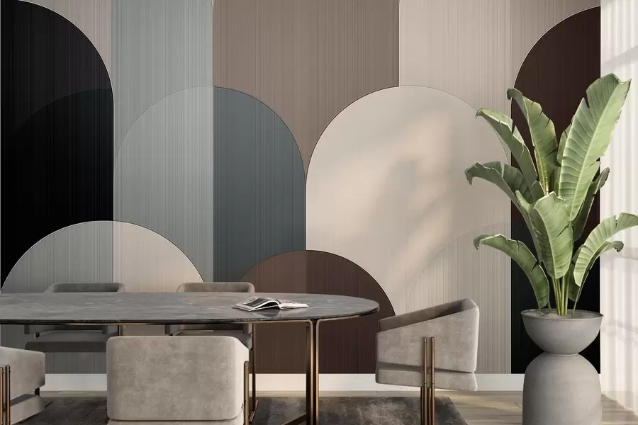 Fototapet Geometrie segmentového oblouku w04215