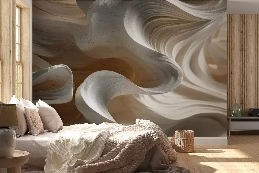 Fototapet Imitace dřevěných vln w04316