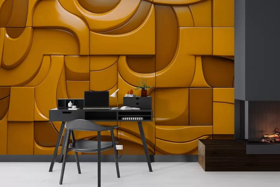 Fototapet Malovaná reliéfní stěna w04321