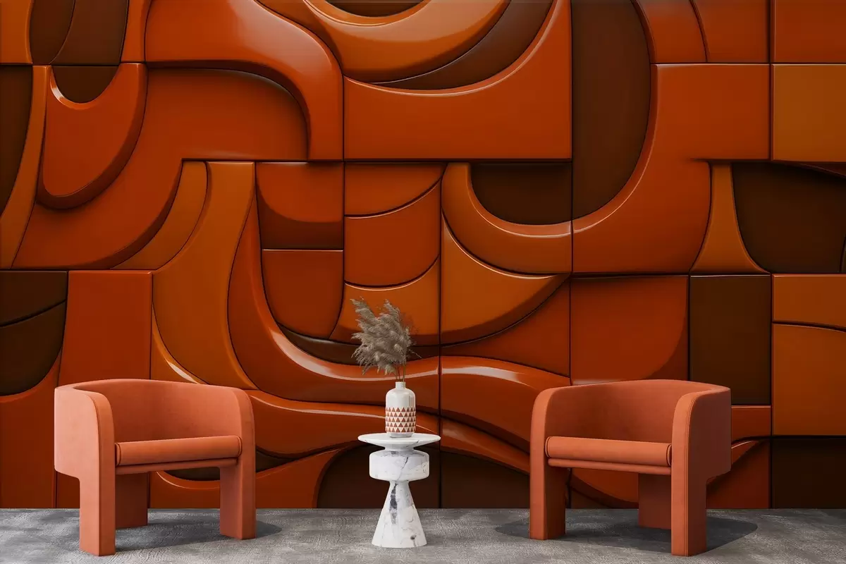 Fototapet Malovaná reliéfní stěna w04321v1