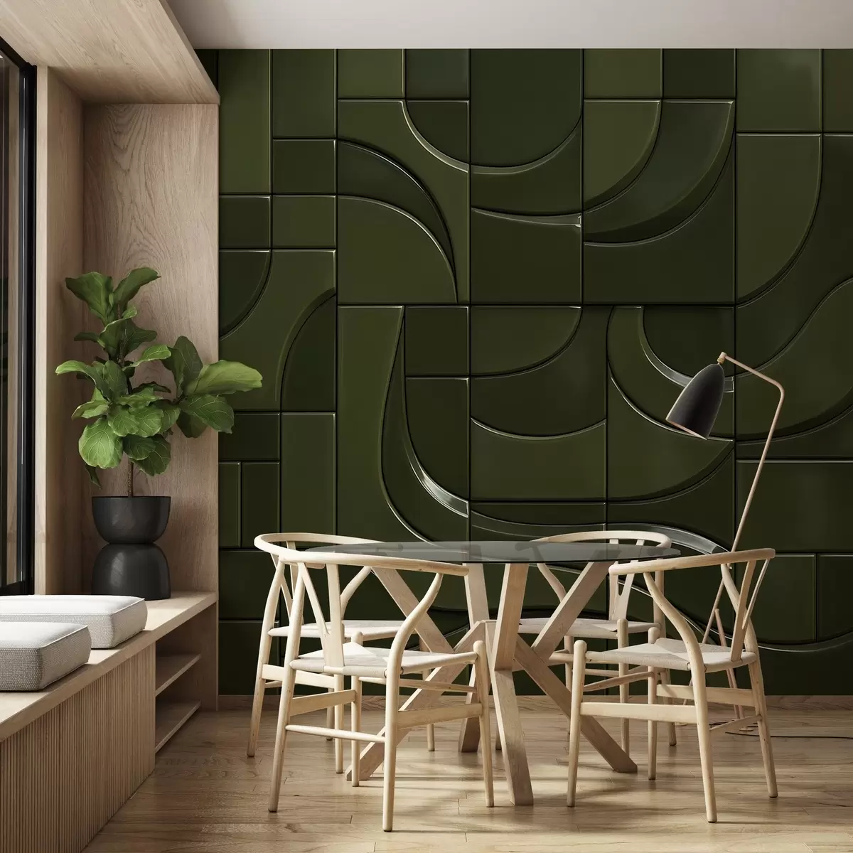 Fototapet Imitace lesklých panelů w04325