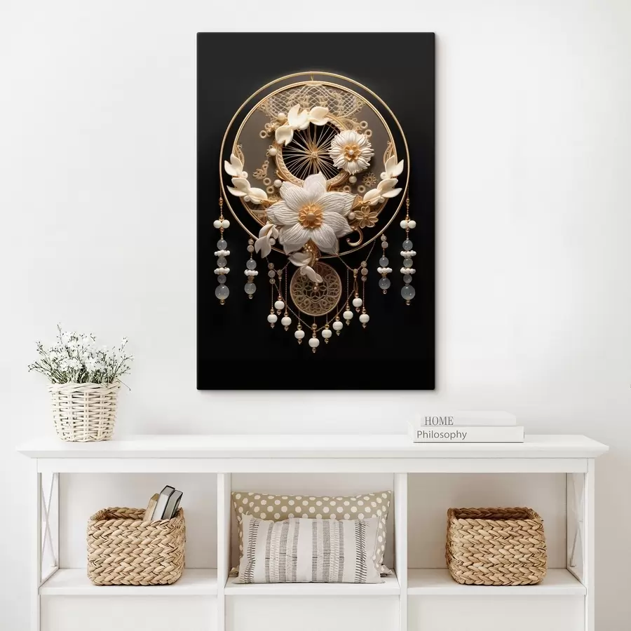 Obraz Abstrakce na tmavém pozadí Č. s44552