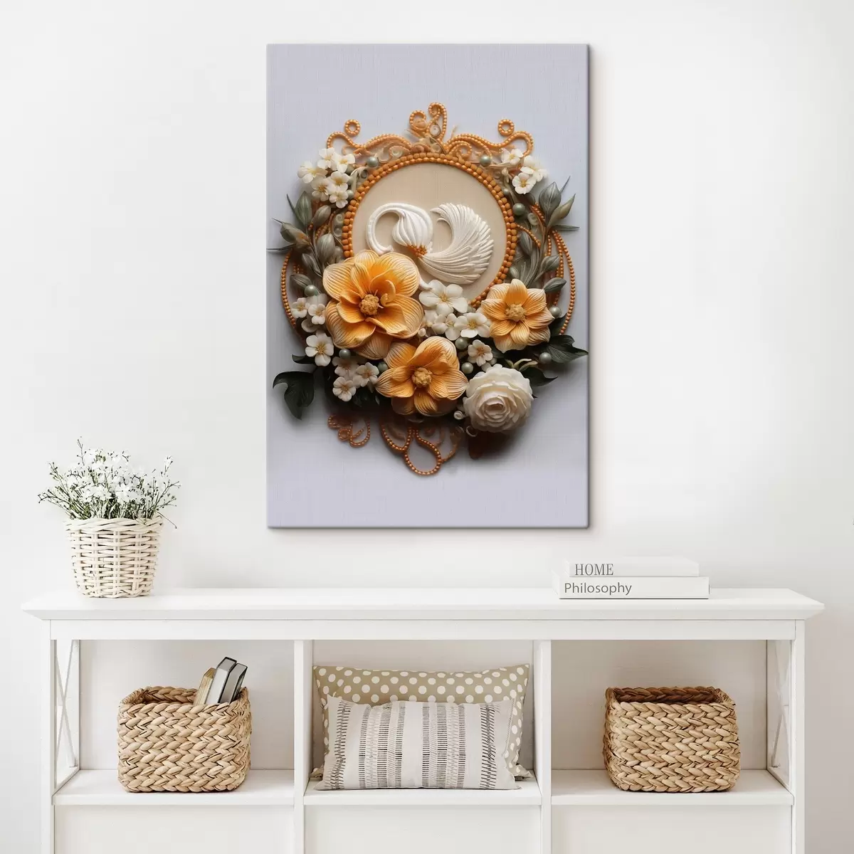 Obraz Abstraktní kompozice květin Č. s44553