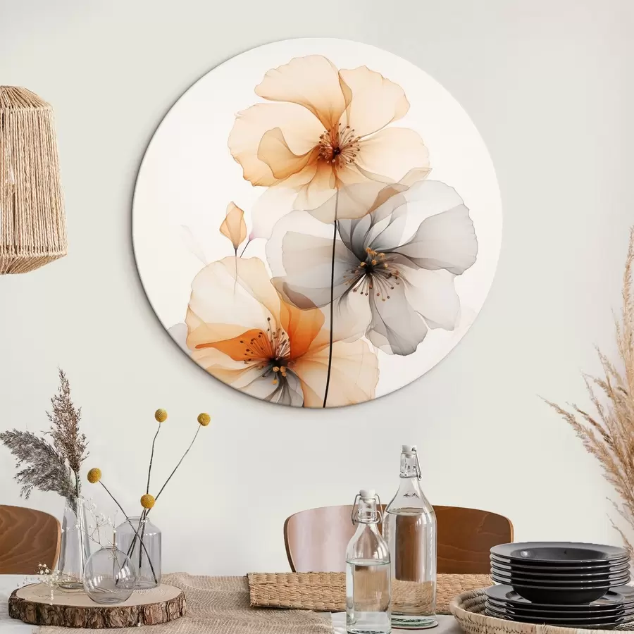 Obraz Abstraktní průsvitné květiny Č. r44558