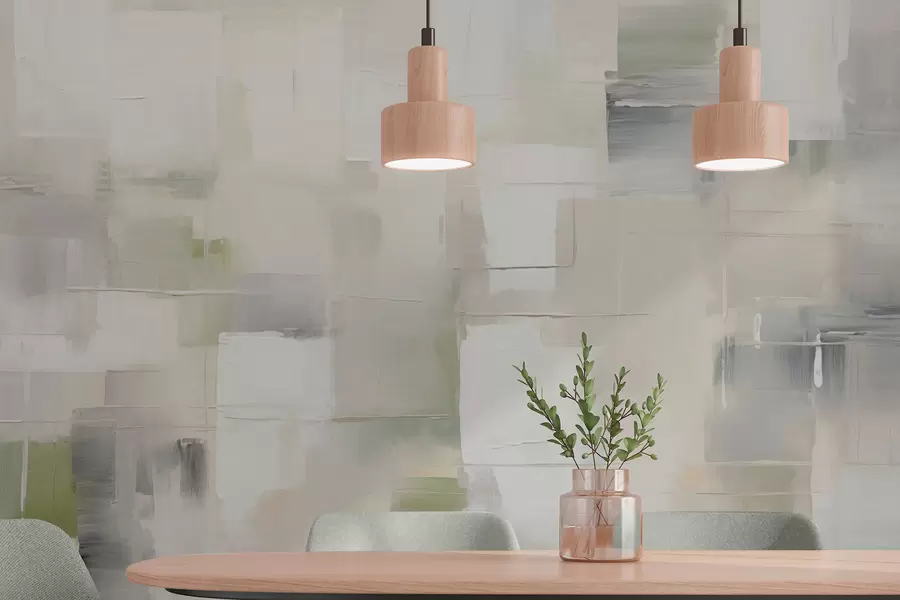 Fototapet Abstrakce imitující tahy štětcem w04354