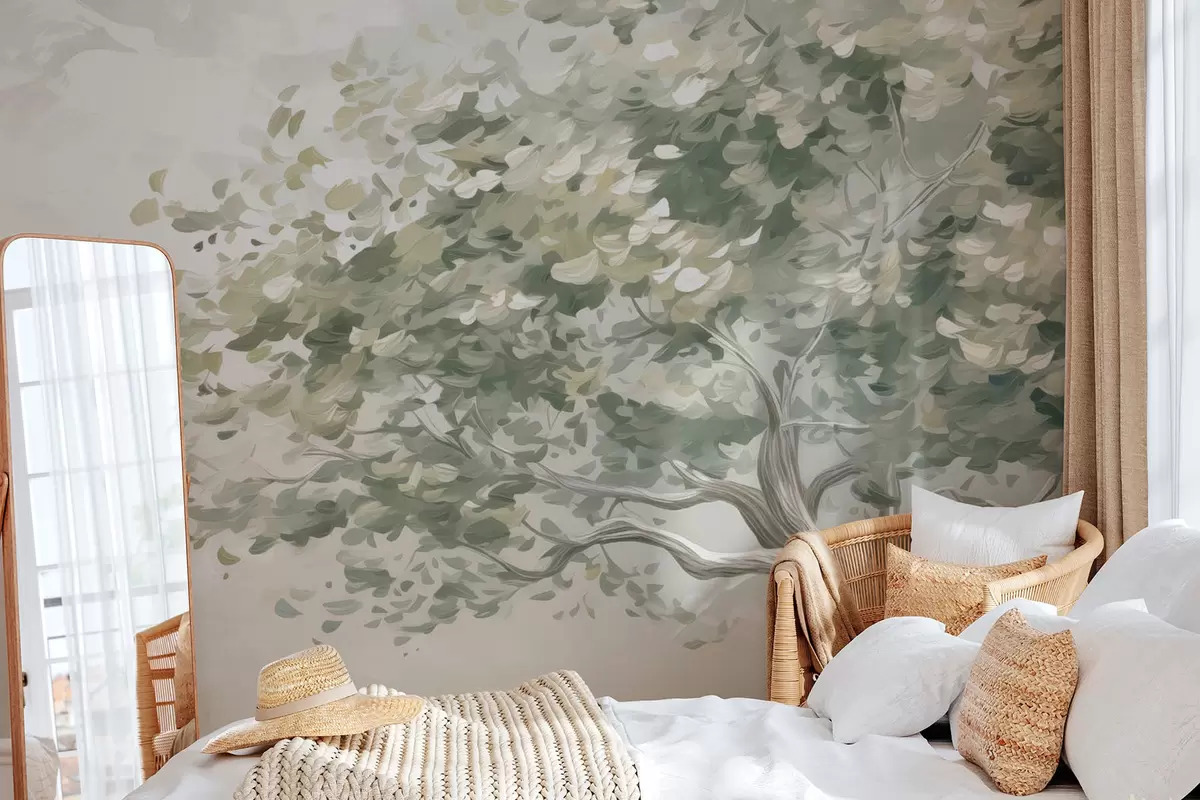 Fototapet Strom imitující malbu w04356