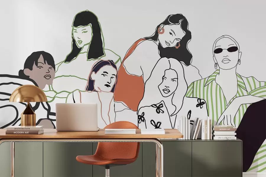 Fototapet Dívky w04359