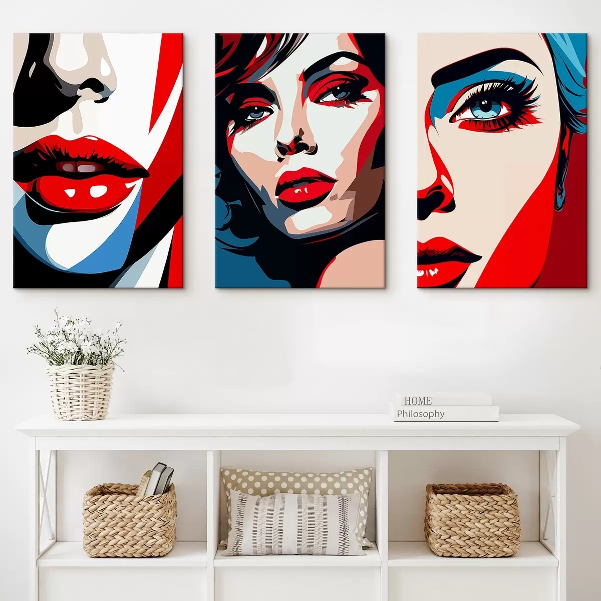 Obraz Barevné tváře Č. m00558