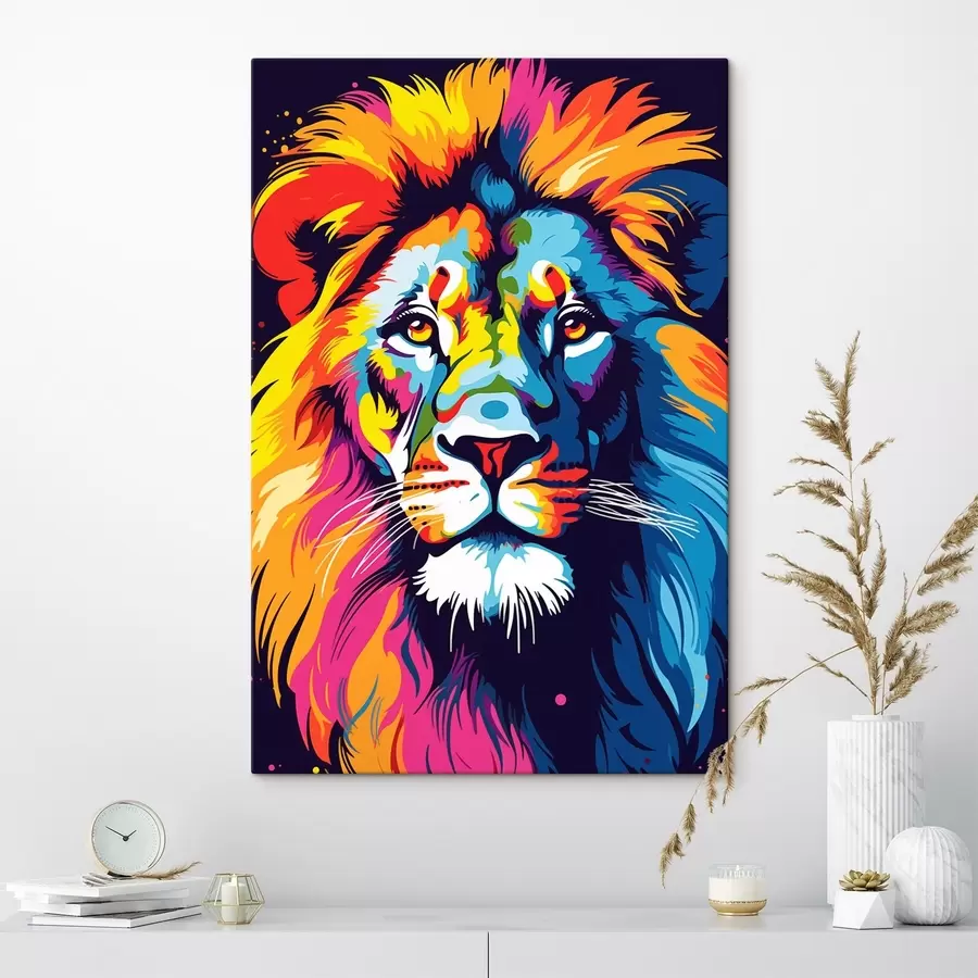 Obraz Král v záři barev Č. s45282