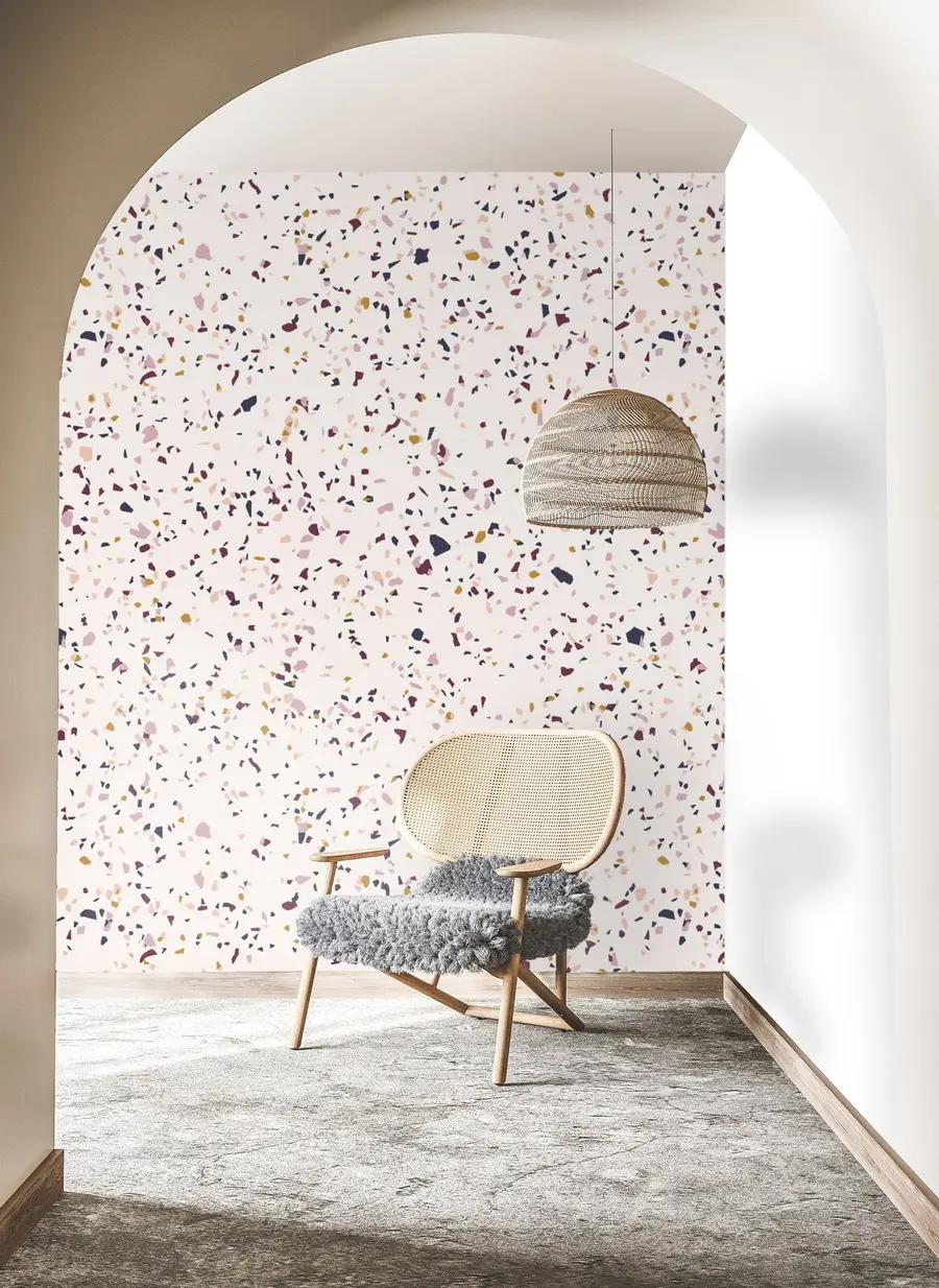 Fototapet Efekt barevné drobenky, Boho styl u71766