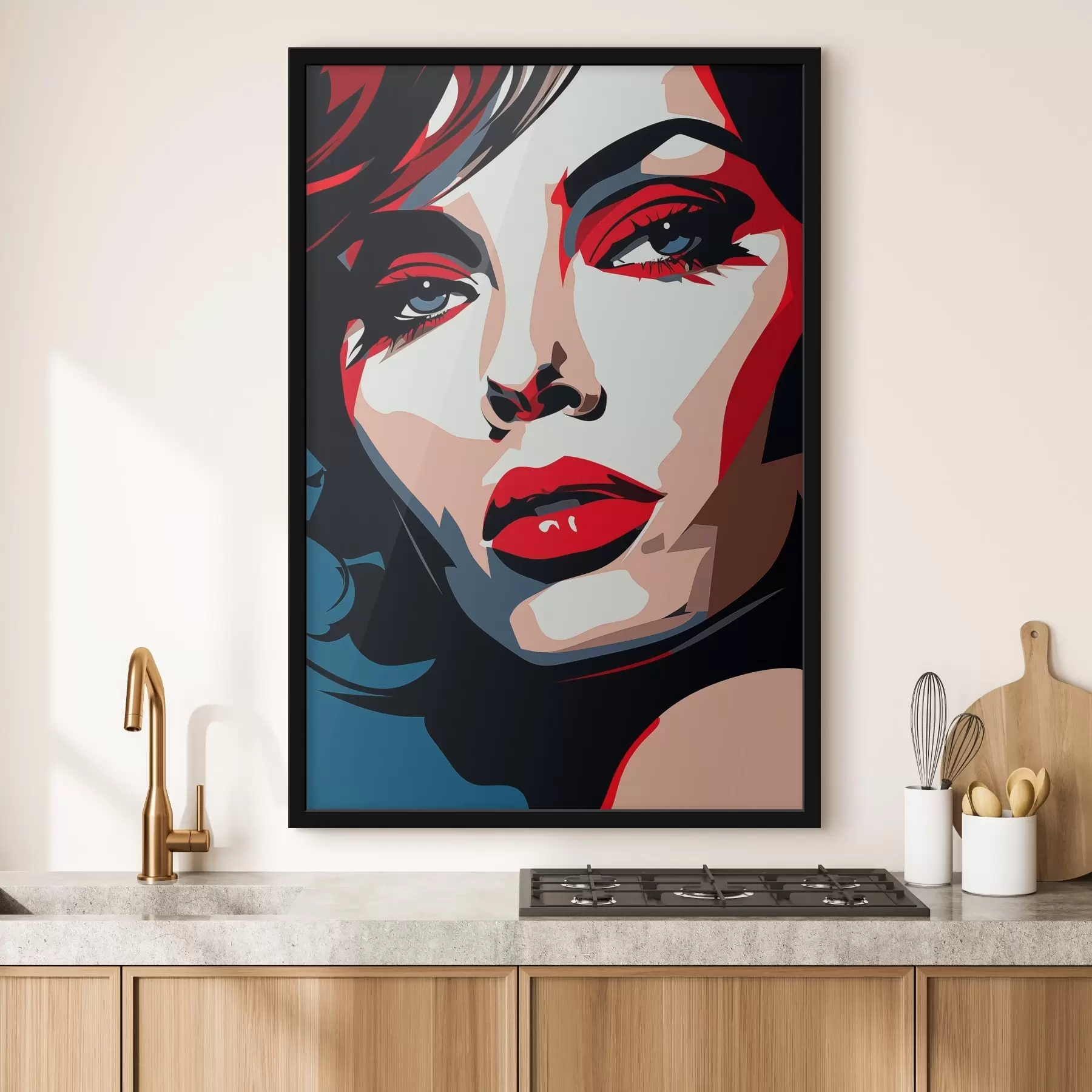 Fototapet Dívka v krásných barvách f45288