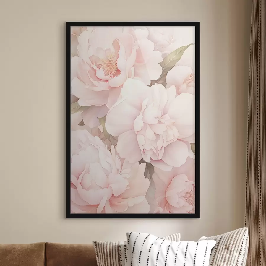 Fototapet Pivoňky různých barev f45294