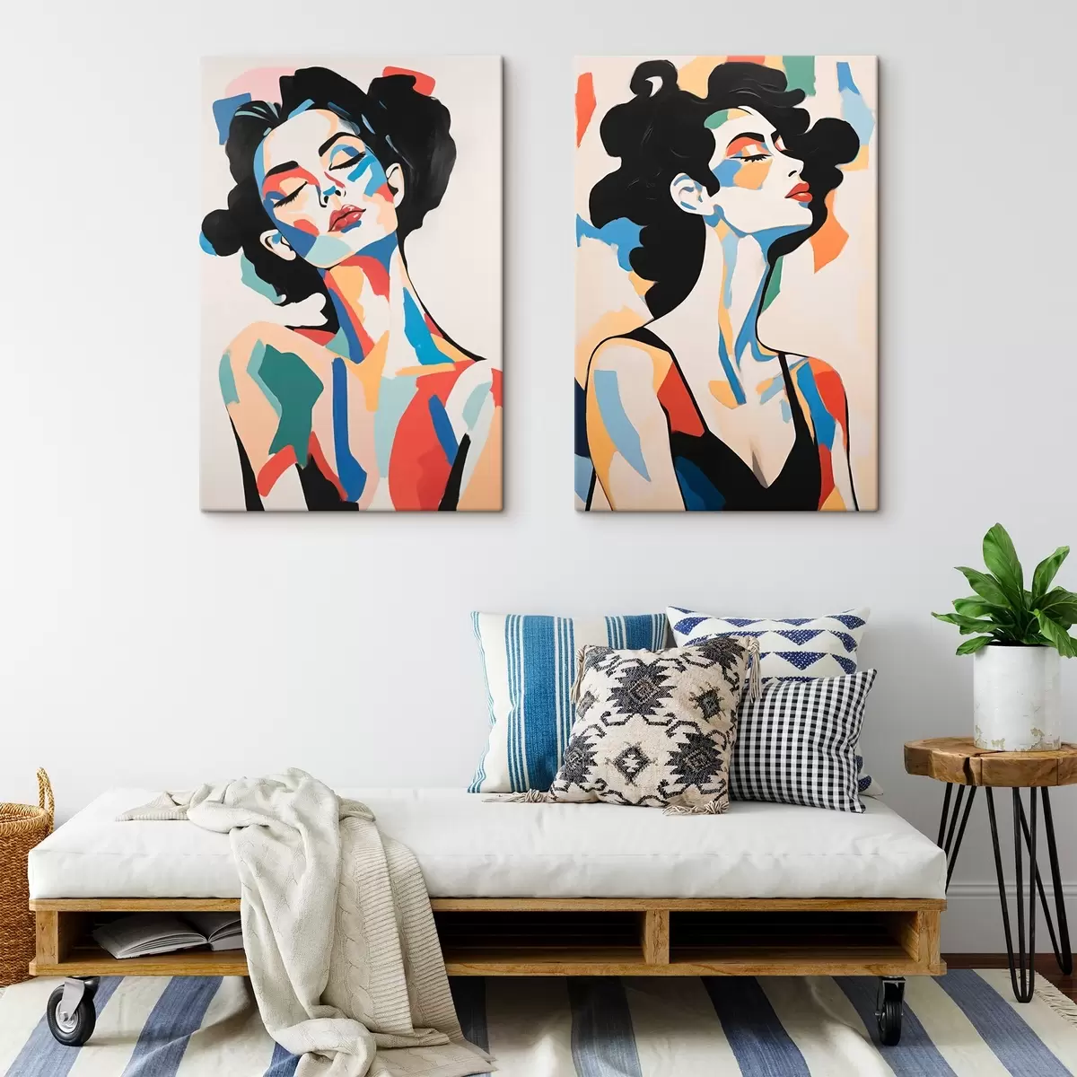 Obraz Abstraktní portréty žen Č. m00543