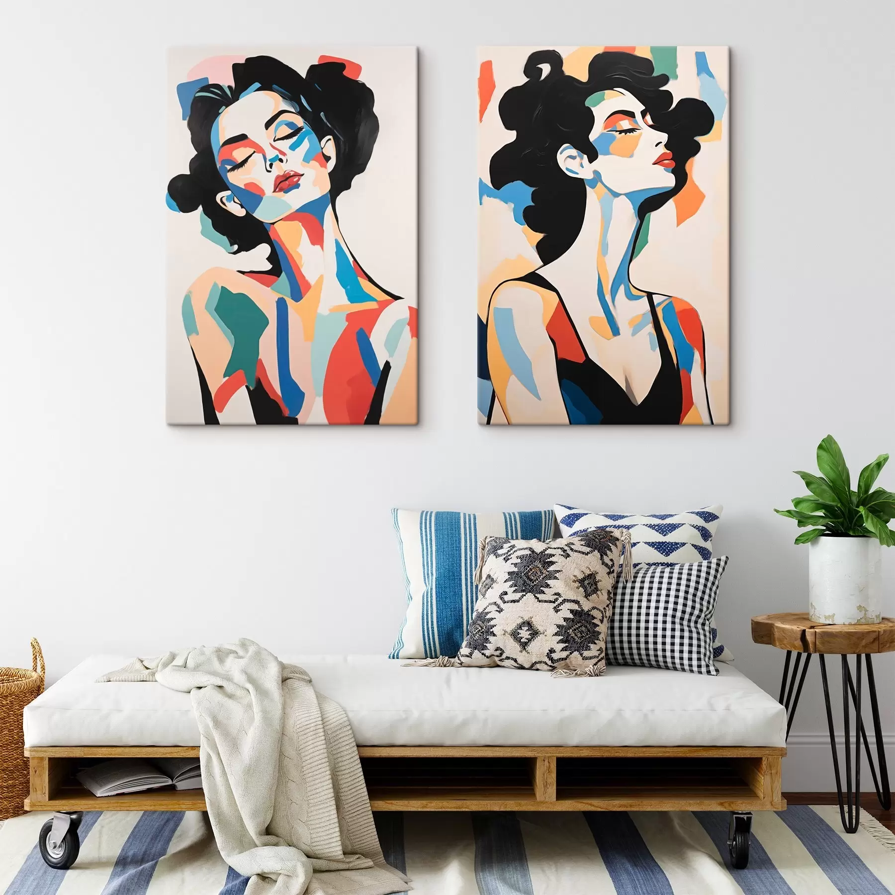 Obraz Abstraktní portréty žen Č. m00543