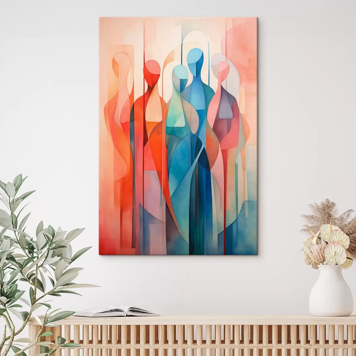 Obraz Abstraktní siluety Č. s45237