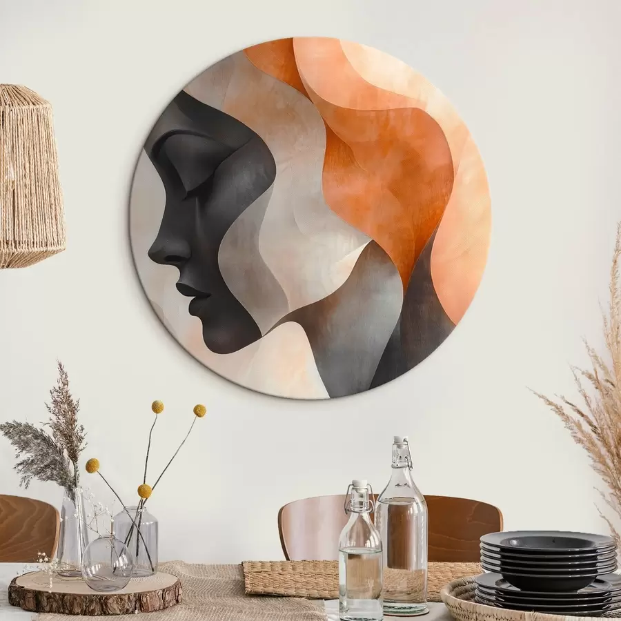 Obraz Abstrakce s portrétem ženy Č. r45235