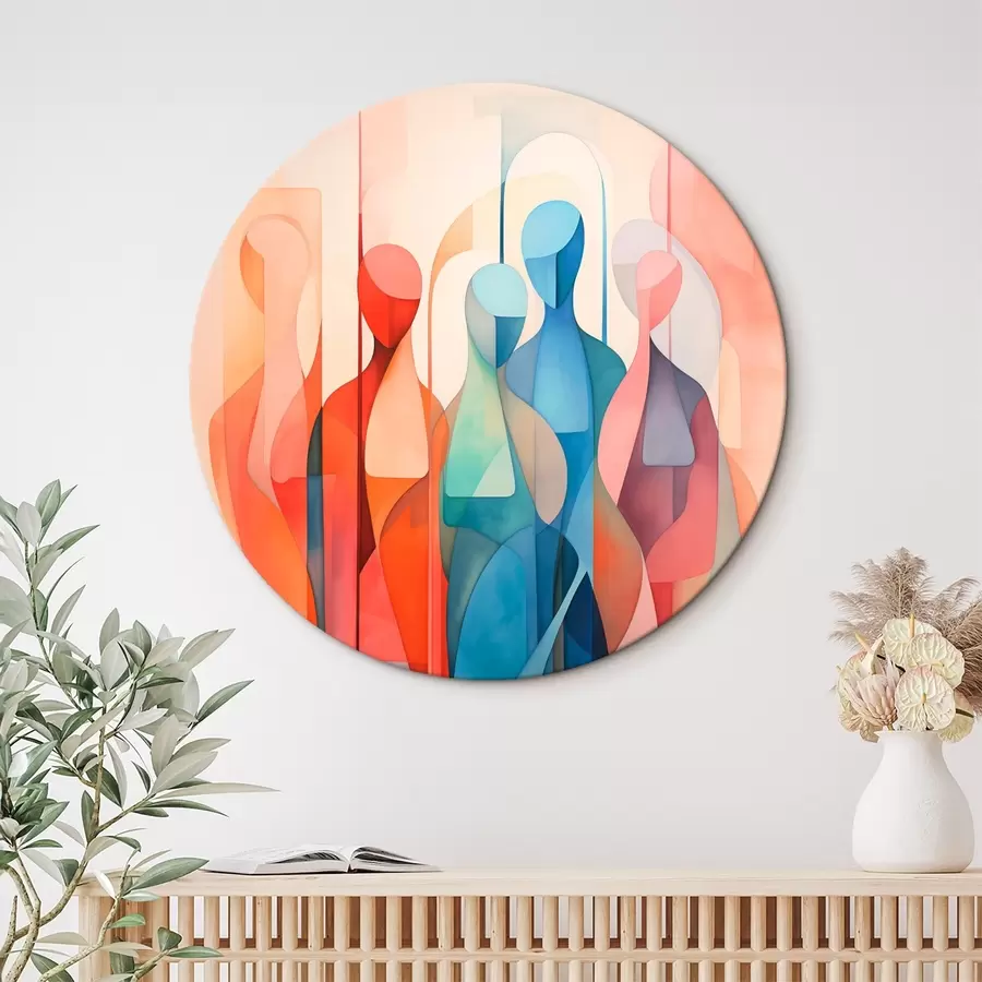 Obraz Abstraktní siluety Č. r45237