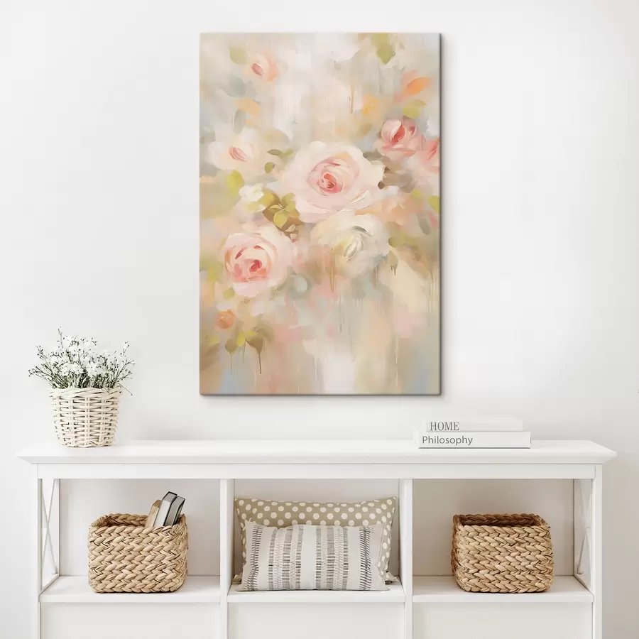 Obraz Imitace malby růží Č. s45302