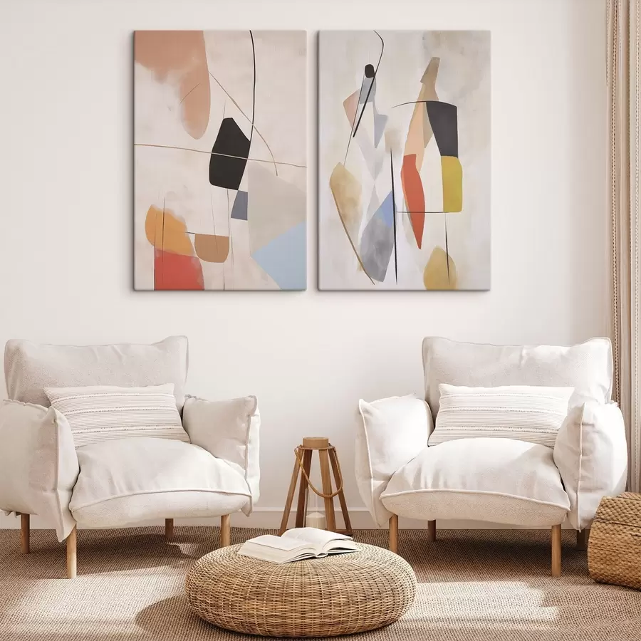 Obraz Geometrické abstrakce Č. m00562