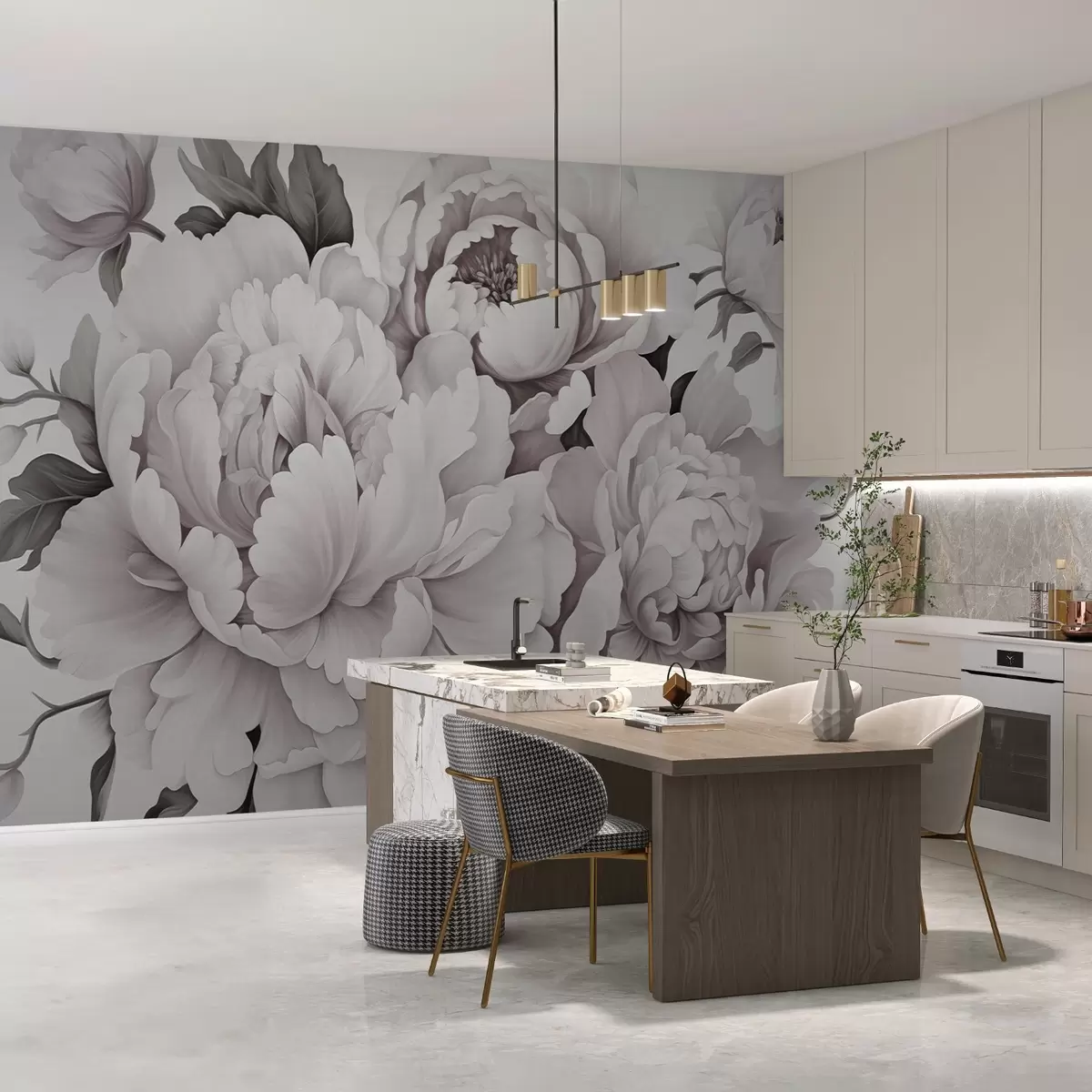 Fototapet Jemné pivoňky w04365v2