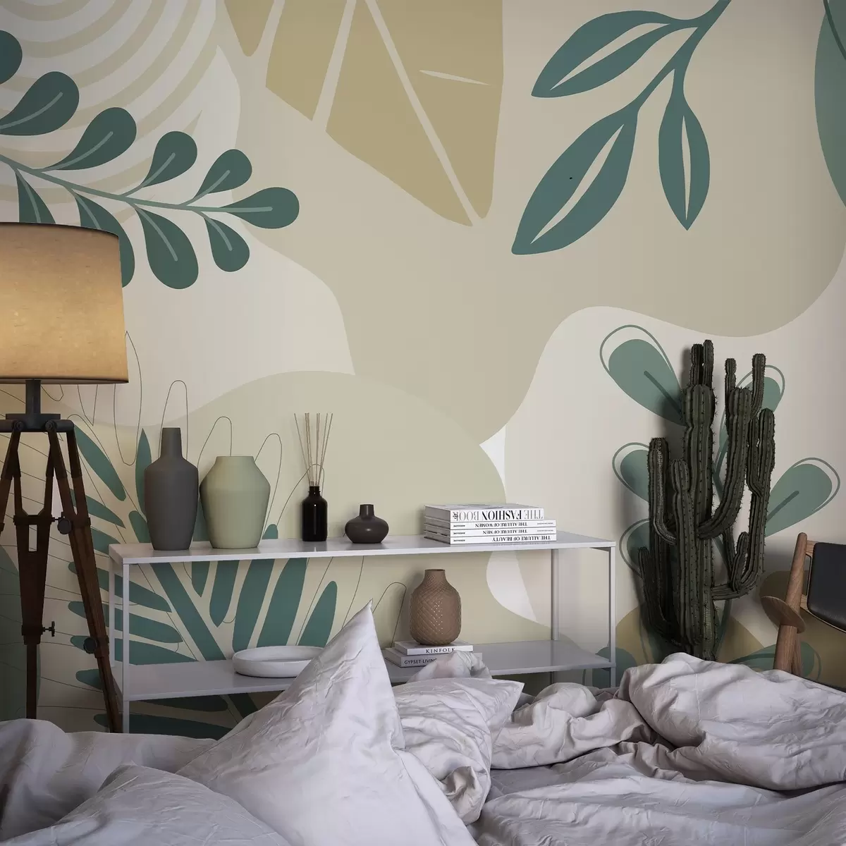 Fototapet Abstrakce, listy w04366v2