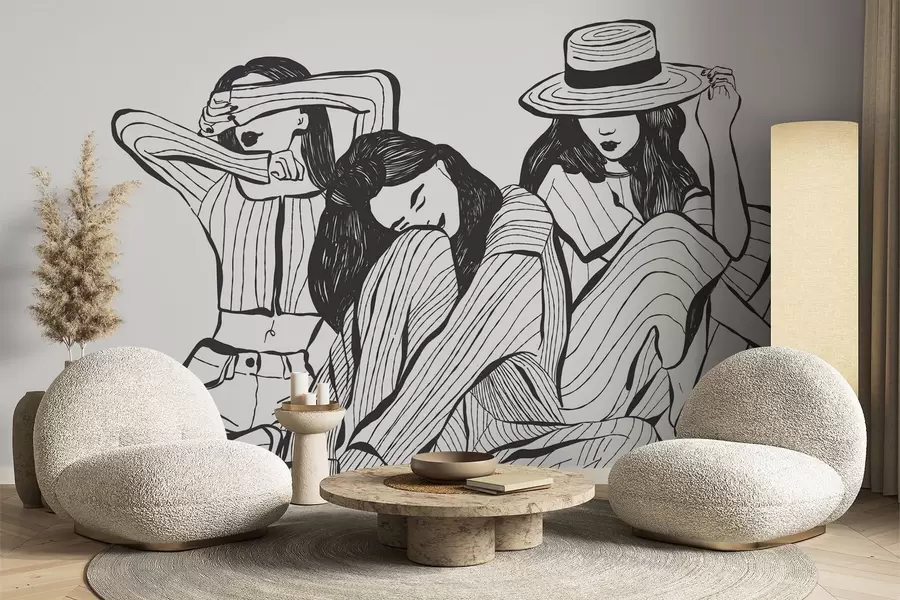 Fototapet Dívky w04384