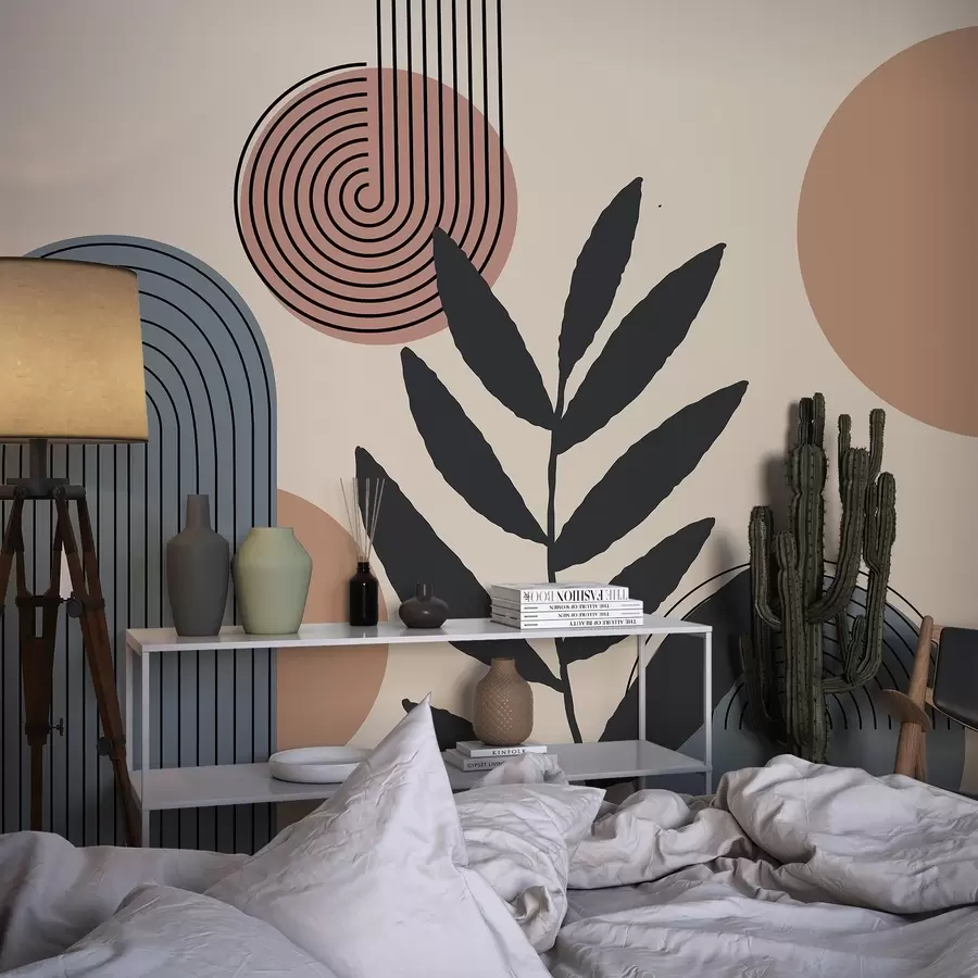 Fototapet Geometrické listy w04385