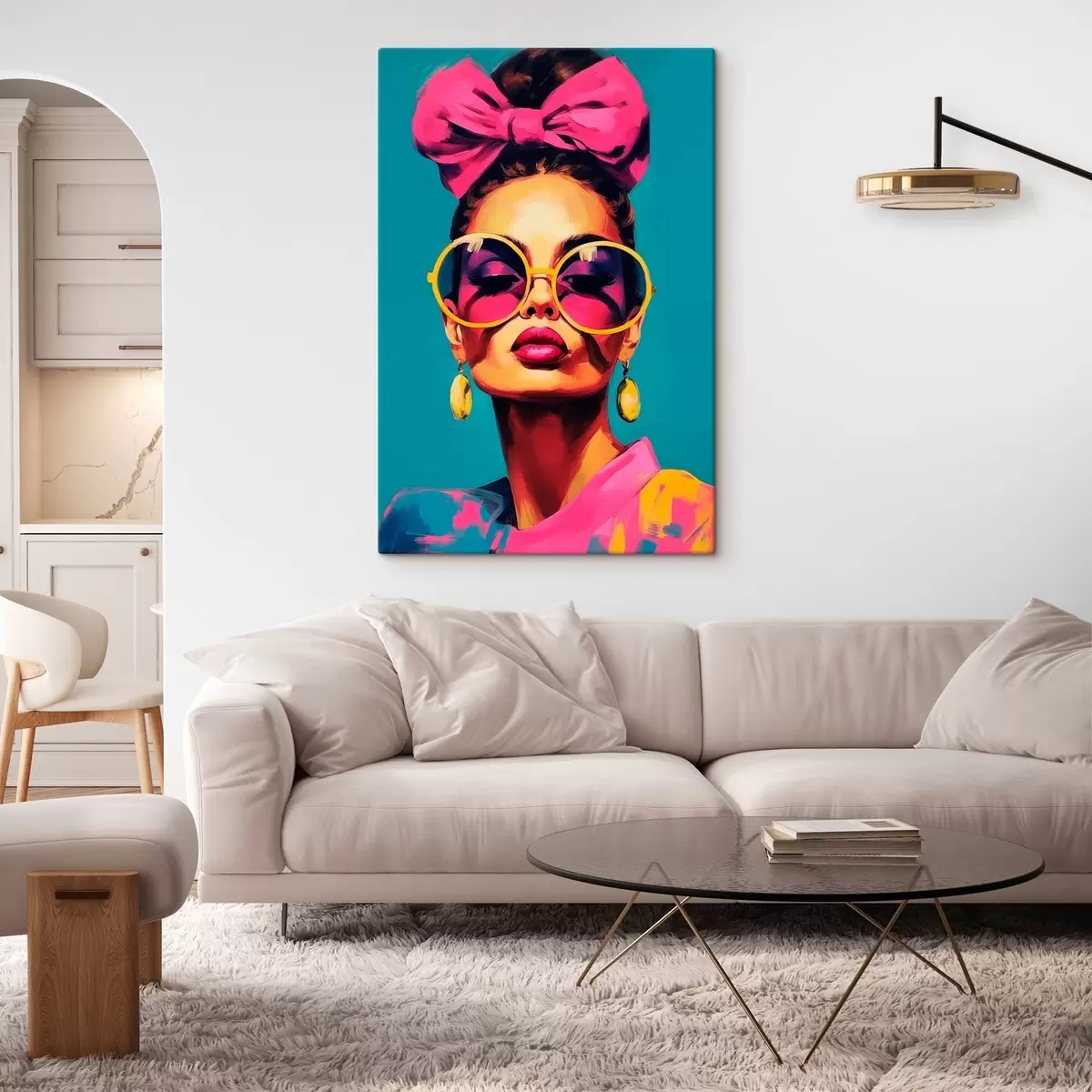 Obraz Žena ve slunečních brýlích Č. s45309