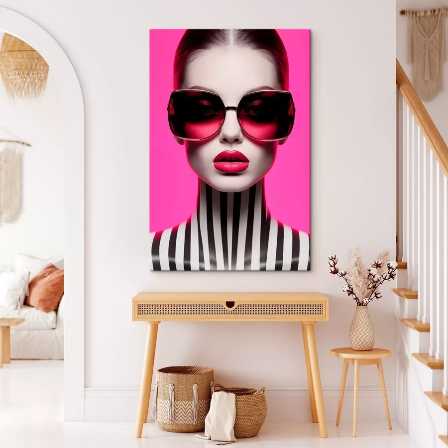 Obraz Žena ve velkých brýlích Č. s45316