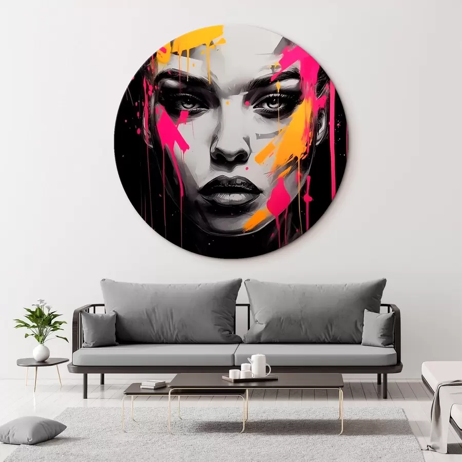 Obraz Černobílý ženský portrét Č. r45319