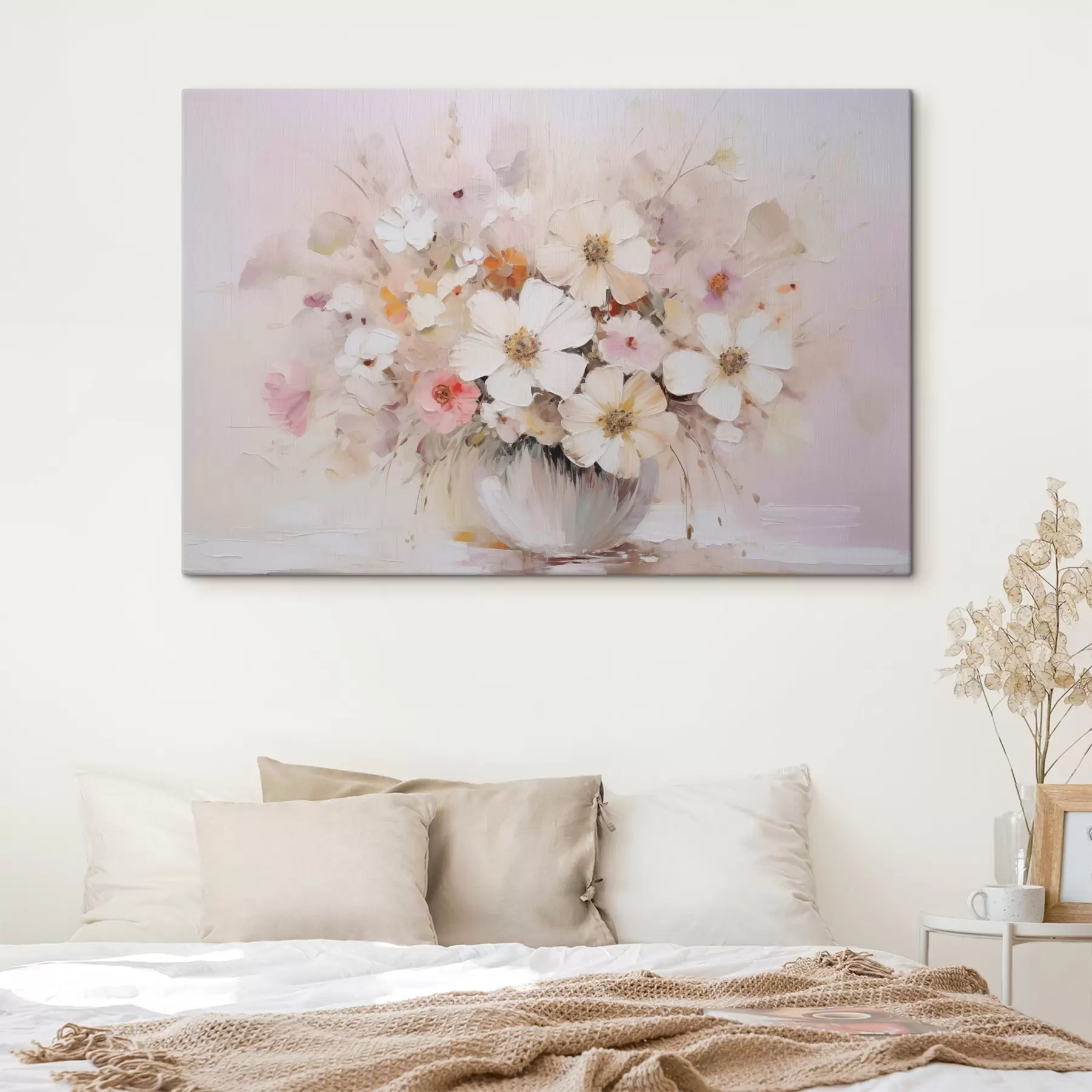 Fototapet Jemná kytice imitující malbu s45347