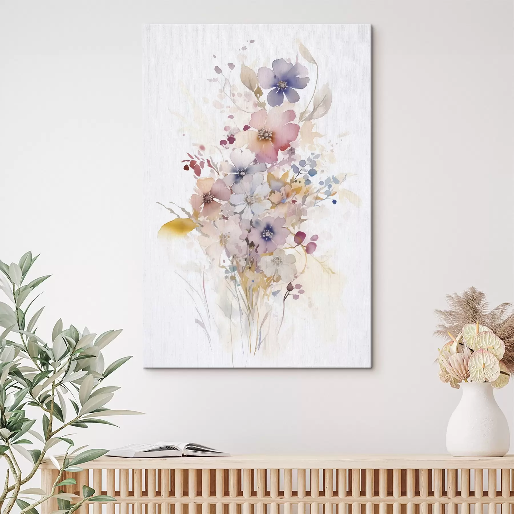 Obraz Květiny imitace akvarelu Č. s45353