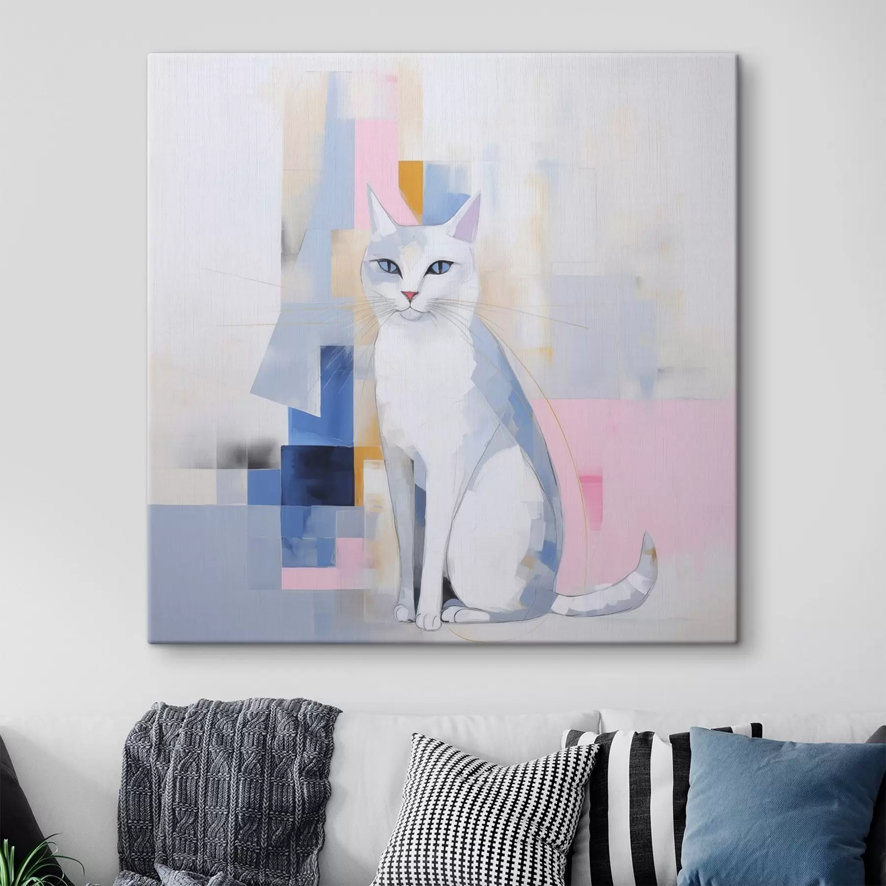 Obraz Abstraktní kočka Č. s45359