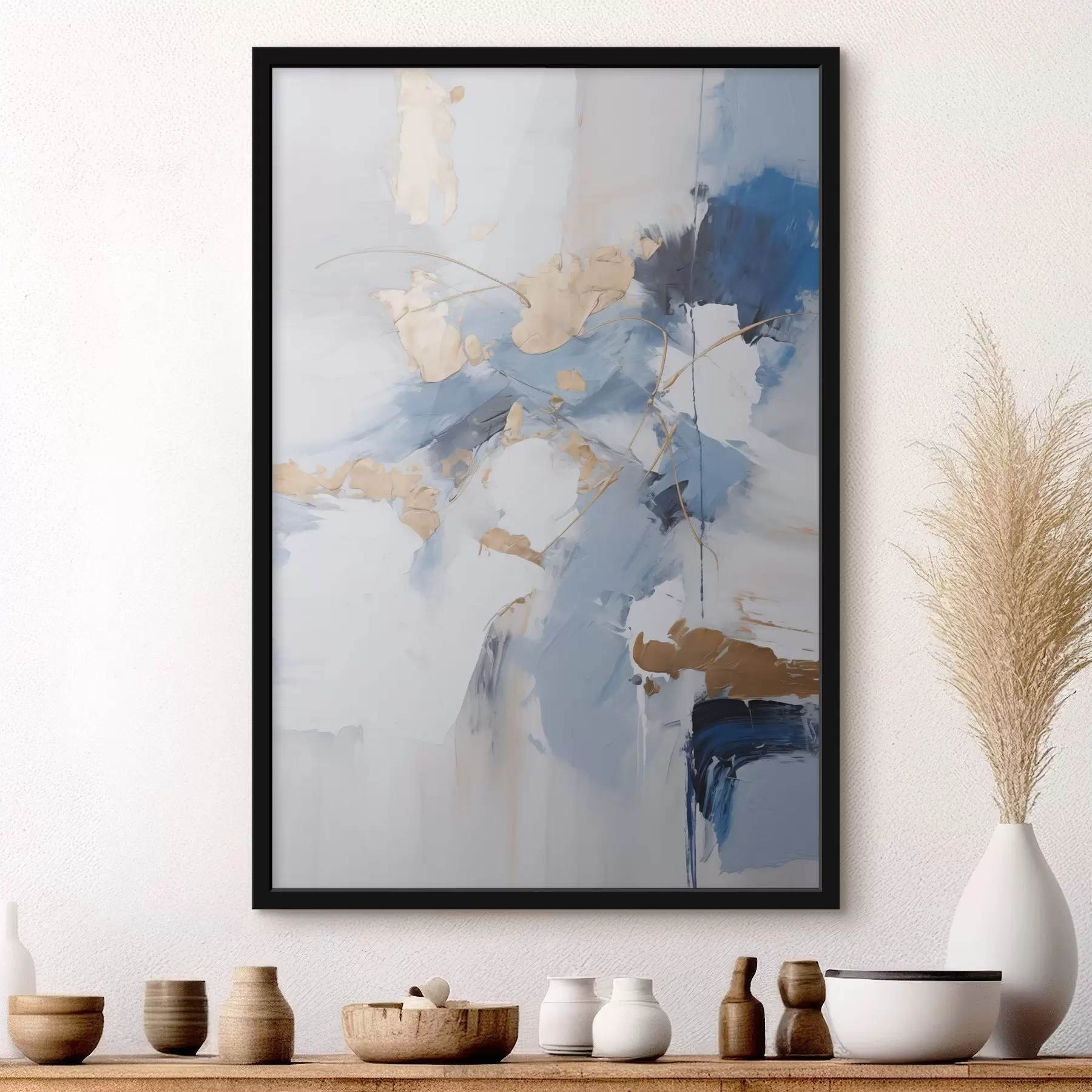 Fototapet Abstrakce napodobující malbu f45348