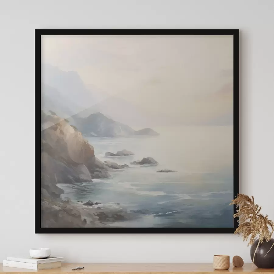 Fototapet Jezero u skal f45351