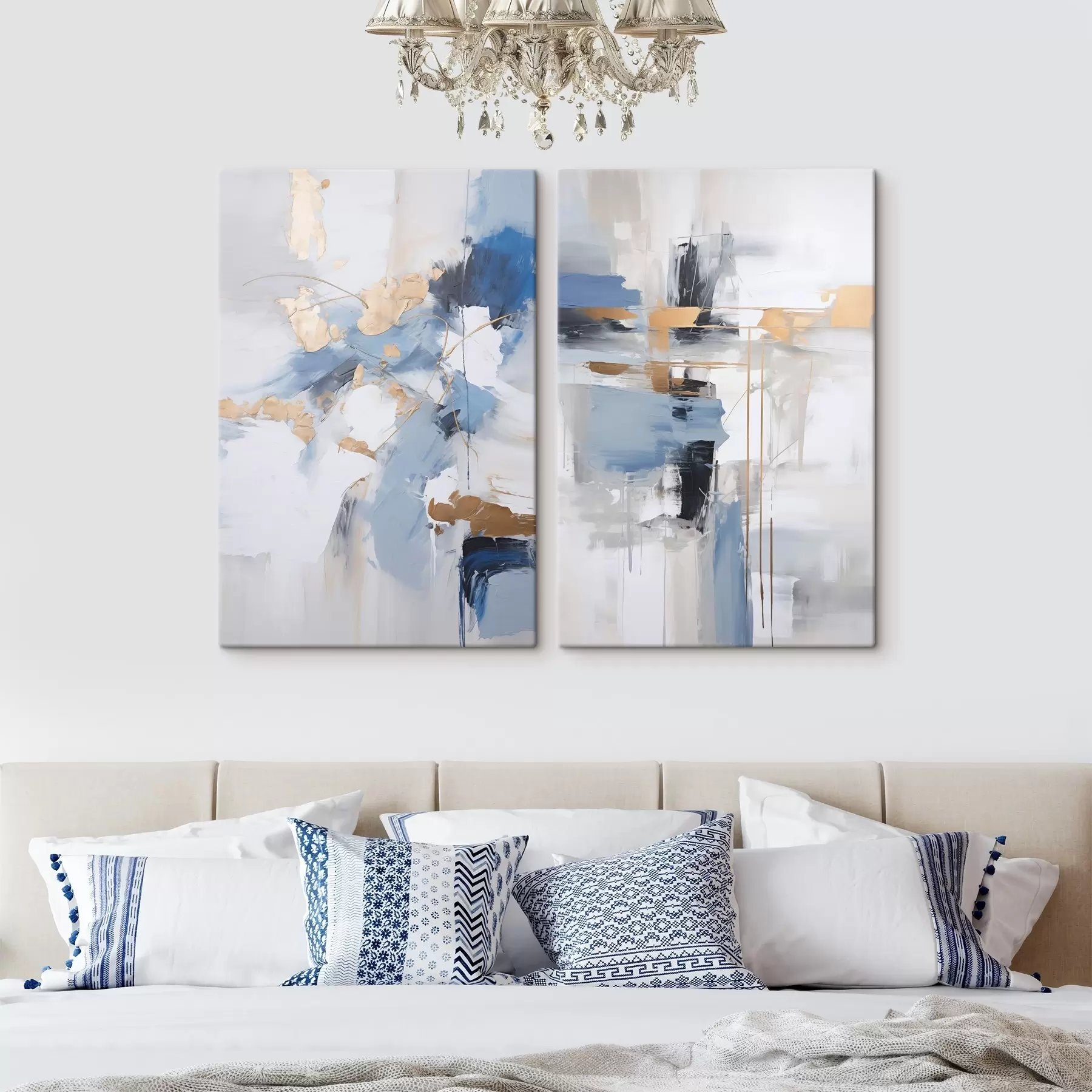 Obraz Moderní abstrakce napodobující malbu Č. m00588